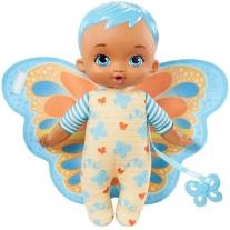 Mattel My Garden Baby: Плюшено бебе пеперудка, със синя коса