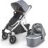 Бебешка количка Uppababy VISTA V2 2-в-1 Gregory (Blue Melange/Silver/Saddle Leather)