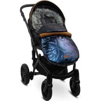 Зимно чувалче за бебешка количка Sensillo - Аспен, синьо