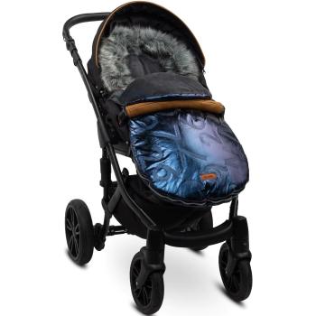 Зимно чувалче за бебешка количка Sensillo - Аспен, синьо