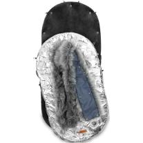 Зимно чувалче за бебешка количка Sensillo - Аспен, сребристо