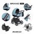 Бебешка количка 2в1 Riko Brano Pro Crystal Blue 2022 