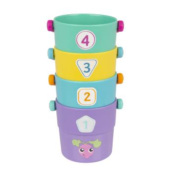 Активна играчка Кофички с жетони за броене и сортиране от серията Playgro +LEARN за деца 12-36м