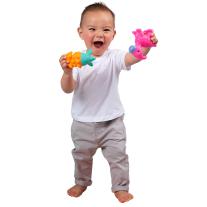 Активна играчка Динозаври Миксирай и сглобявай от серията Playgro +LEARN за деца 12-36м