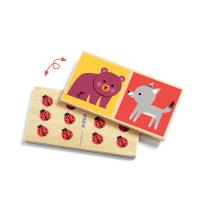Дървено домино Животни Djeco