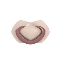 Комплект от симетрични силиконови залъгалки Canpol babies, PURE COLOR - 2бр, 6-18 м., розови
