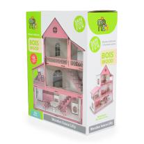 Дървена къща за кукли MoniToys Lilly