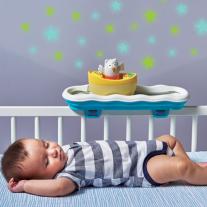 Музикална нощна лампа - бухалче в лодка Taf Toys