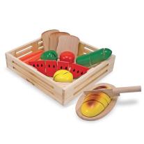 Комплект дървени храни за рязане Melissa and Doug