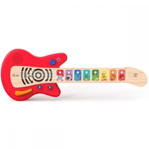 Дървена Сензорна китара, Hape, Baby Einstein, Червена