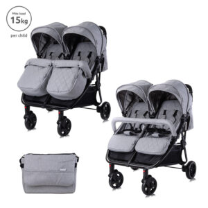 Бебешка количка Lorelli DUO Cool GREY