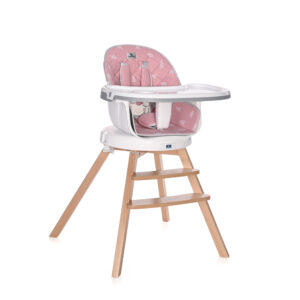 Lorelli Стол за хранене NAPOLI с ротация Pink BEARS