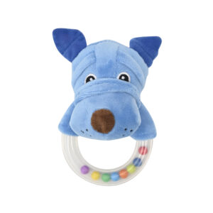 LORELLI TOYS Дрънкалка КРЪГ КУЧЕ СИНЬО 10191360004