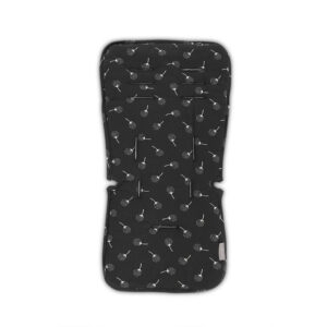 Подложка за количка Lorelli Black FLORAL
