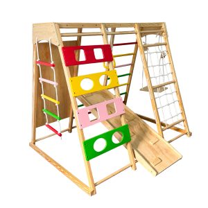 Детска играчка за катерене и люлка дървена Chipolino