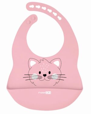 Силиконов лигавник Freeon - Коте, розов