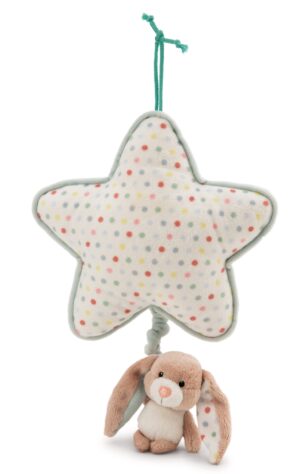 Музикална играчка NICI Заекът Фела, 21х20 см