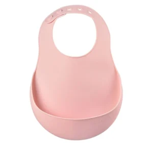 Силиконов бебешки лигавник Beaba, Old Pink