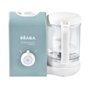 Уред за приготвяне на бебешка храна BEABA, Babycook® Express, Baltic Blue