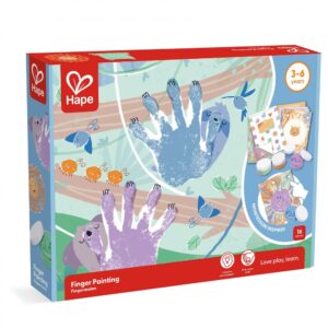 Творчески комплект, Hape, Рисуване с пръсти, 16 части