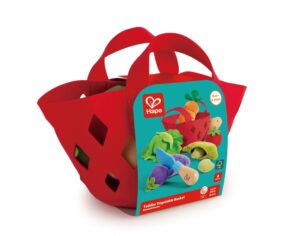 Игрален комплект, Hape, Кошница със зеленчуци, 8 части