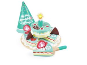 Дървена интерактивна торта, Hape, Честит Рожден Ден
