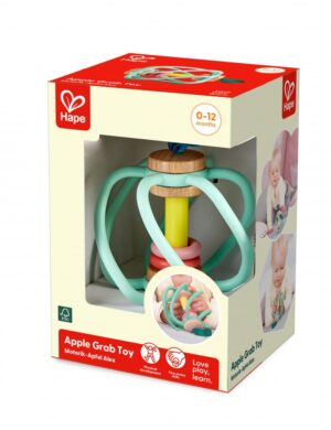 Двигателна бебешка играчка, Hape, Ябълка