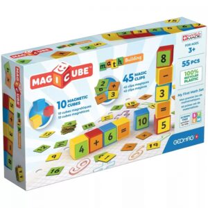 Магнитен конструктор, Geomag, Magicube, Математическо изграждане, 55 части