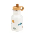 Metal-bottle-Sea-friends-Beige-Front-2