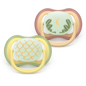 Залъгалки Philips Avent Ultra Air Night 0-6м пастелни, неутрални