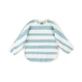 Sleeved-pocket-bib-Stripes-Blue-Front-PS