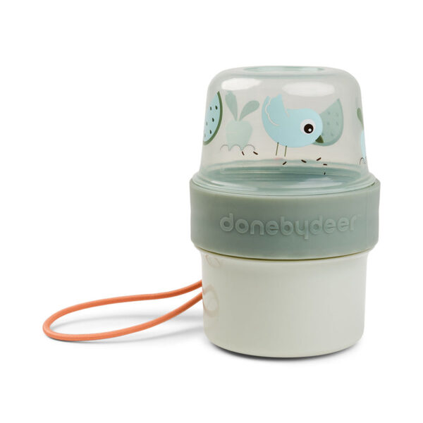 To-go-2-way-snack-container-S-Birdee-Green-Front-PS To-go-2-way-snack-container-S-Birdee-Green-Front-PS