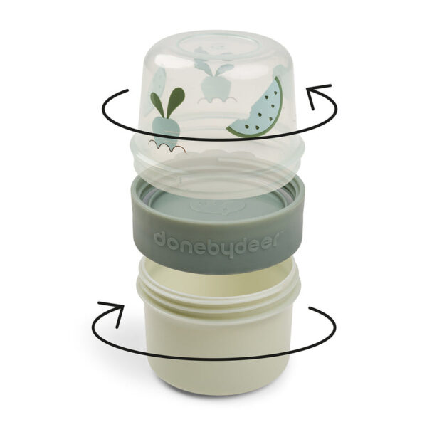 To-go-2-way-snack-container-S-Birdee-Green-Function-4-PS To-go-2-way-snack-container-S-Birdee-Green-Function-4-PS
