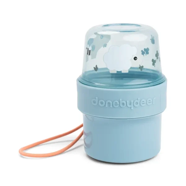 To-go-2-way-snack-container-S-Tiny-farm-Blue-Front-PS