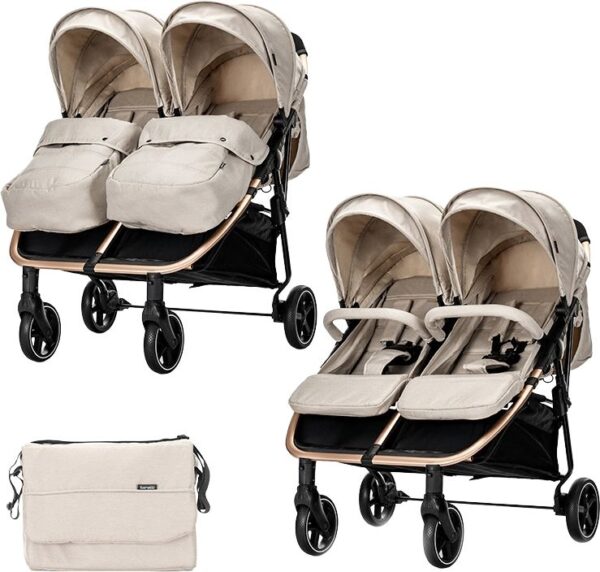 bebeshka-kolichka-za-bliznatsi-lorelli---duo--beige-30 bebeshka-kolichka-za-bliznatsi-lorelli---duo--beige-30