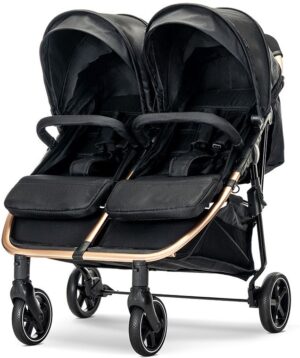 Бебешка количка за близнаци Lorelli Duo, BLACK