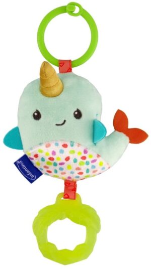 Бебешка мека сензорна играчка, Infantino, Нарвал