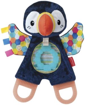 Бебешка мека сензорна играчка, Infantino, Птичка