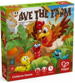 Детска настолна игра Hape , Спаси фермата