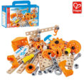 Hape Дървен конструктор Junior Inventor Deluxe Kit H3032