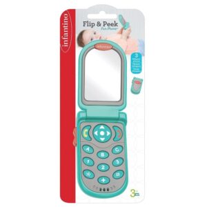 Интерактивна играчка, Infantino, Телефон с капаче и огледало