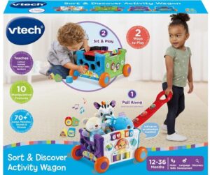Интерактивна играчка, Vtech, Количка за дърпане с активности