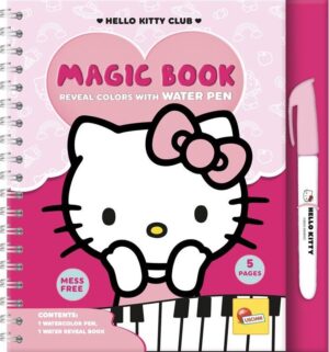 Творчески комплект, Lisciani, Hello Kitty, Книжка за рисуване с вода