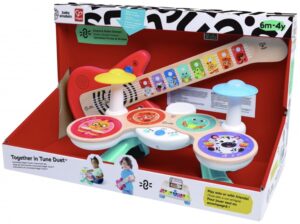 Комплект сензорни китара и барабани Hape, Baby Einstein