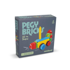 Конструктор Miniland Pegy bricks all on board