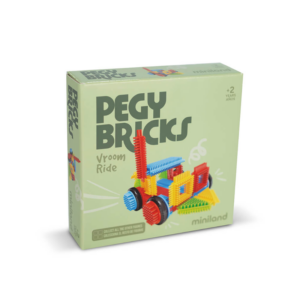 Конструктор Miniland Pegy bricks Vroom Ride