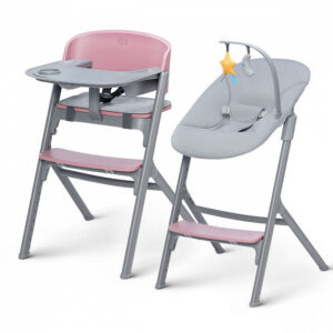 Стол за хранене KinderKraft LIVY+CALMEE шезлонг розово