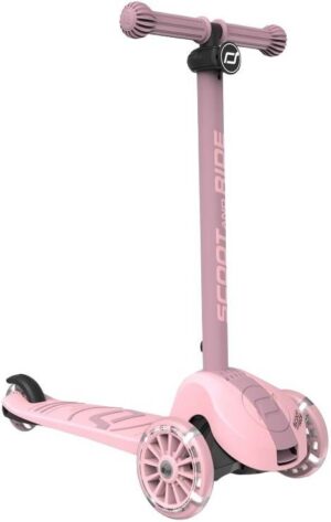 Детска тротинетка Scoot & Ride Highwaykick 3S, Сгъваема, Розова
