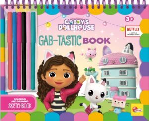Творчески комплект, Lisciani, Gabby′s dollhouse, Книжка с активности, Gab-tastic