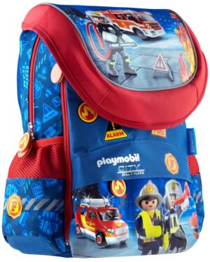 Детска раница, Astra, PL-02, Playmobil, Пожарна, 28 х 36 х 18 см